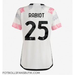 Juventus Adrien Rabiot #25 Replika Bortatröja Damer 2023-24 Kortärmad